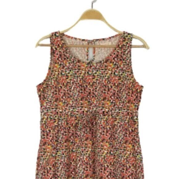 Anthropologie Tulle Boho Printed Mini Dress - Picture 2 of 5